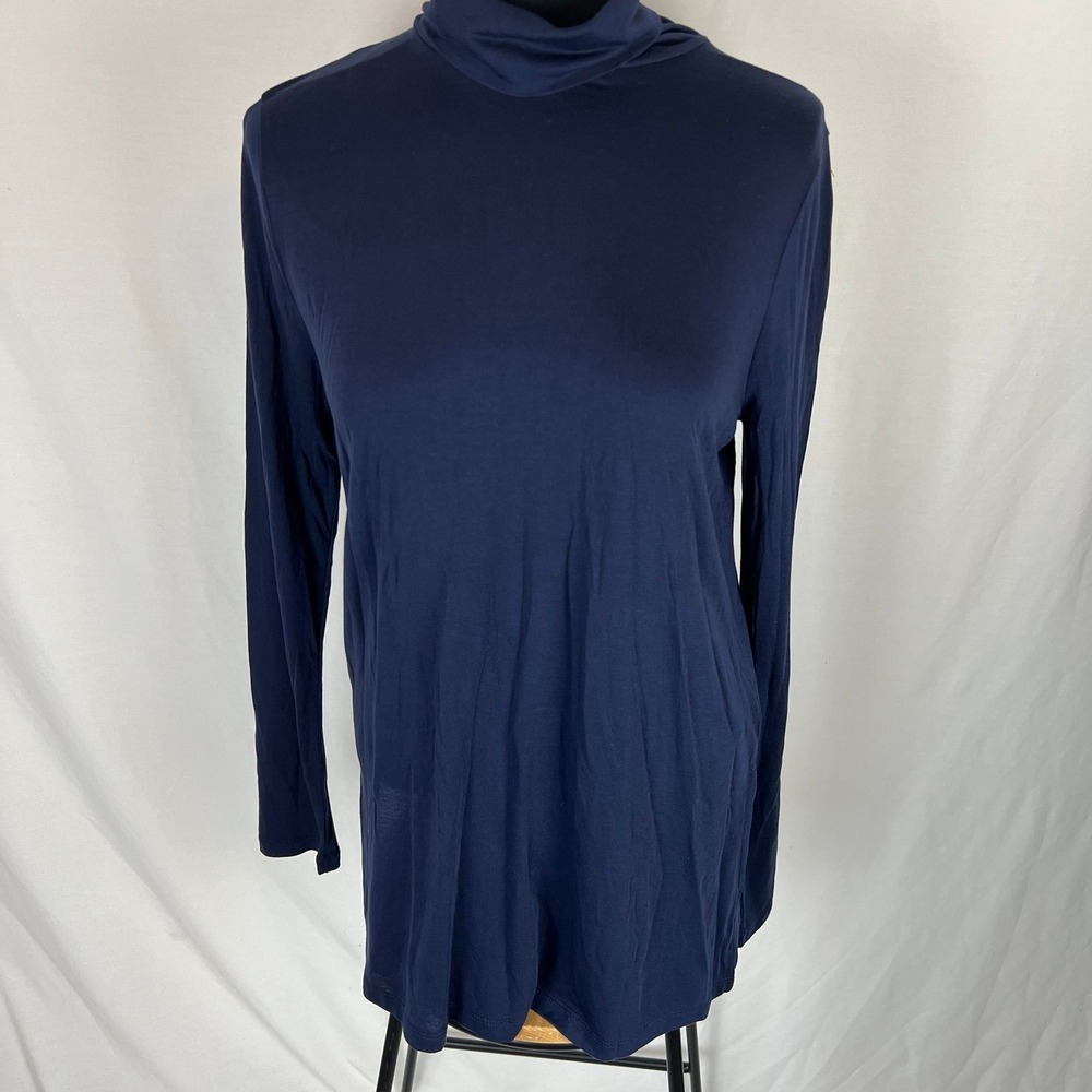 J.Crew navy turtleneck tunic top NWT sz Medium